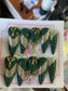 [NEW ARRIVAL] Promake Christmas design！- Custom Handmade Press On Nails 10PCS Reuseable Nails wtih Nail tools