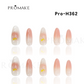 [New Arrival] Promake Luxury - Long length - H351-H371 - Custom Handmade Press On Nails 10PCS Reuseable Nails wtih Nail tools