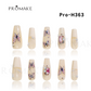 [New Arrival] Promake Luxury - Long length - H351-H371 - Custom Handmade Press On Nails 10PCS Reuseable Nails wtih Nail tools