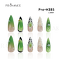 [New Arrival] Promake Luxury - Long length - H372-H386 - Custom Handmade Press On Nails 10PCS Reuseable Nails wtih Nail tools