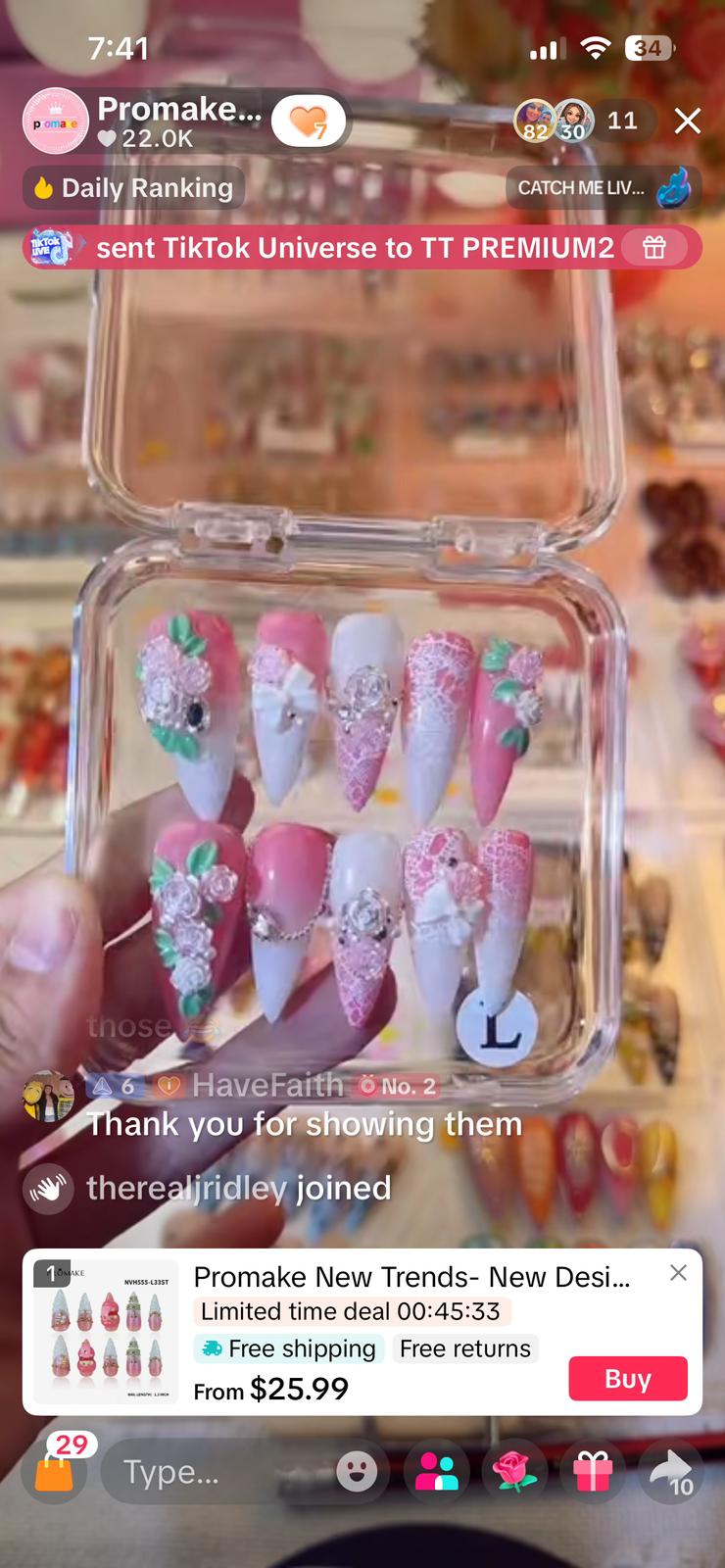 Pre-Order | Handmade Luxury Press On Nails for Have Faith