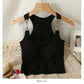 Summer Hot Girl Camisole Women's Fixed Coaster Anti-Exposure New Design Inner Wear Outer Wear Top Women's