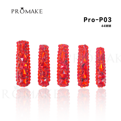 [NEW ARRIVAL] Promake Luxury - Super Long 44MM - P03-133-44mm - Custom Handmade Press On Nails 10PCS Reuseable Nails wtih Nail tools