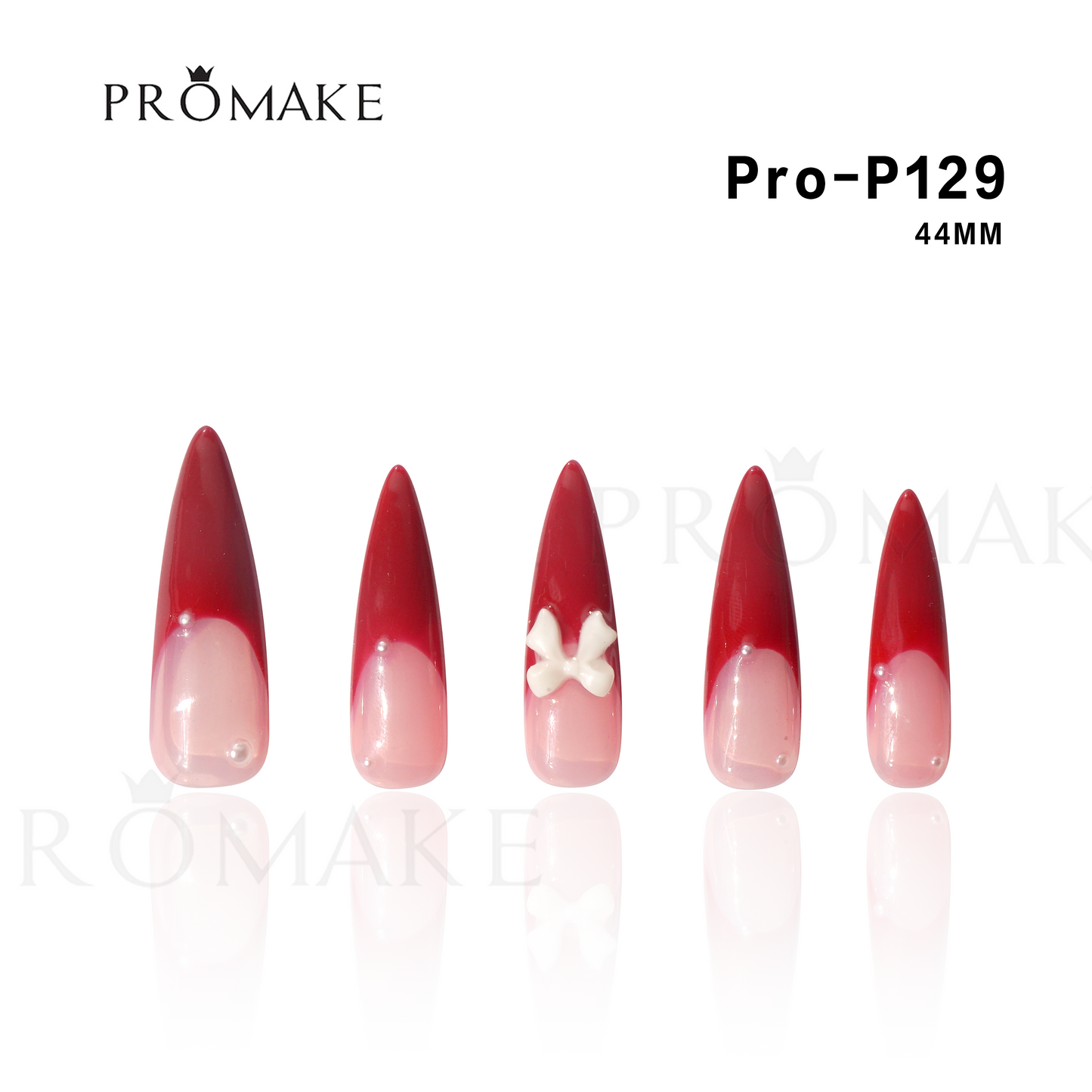 [NEW ARRIVAL] Promake Luxury - Super Long 44MM - P03-133-44mm - Custom Handmade Press On Nails 10PCS Reuseable Nails wtih Nail tools