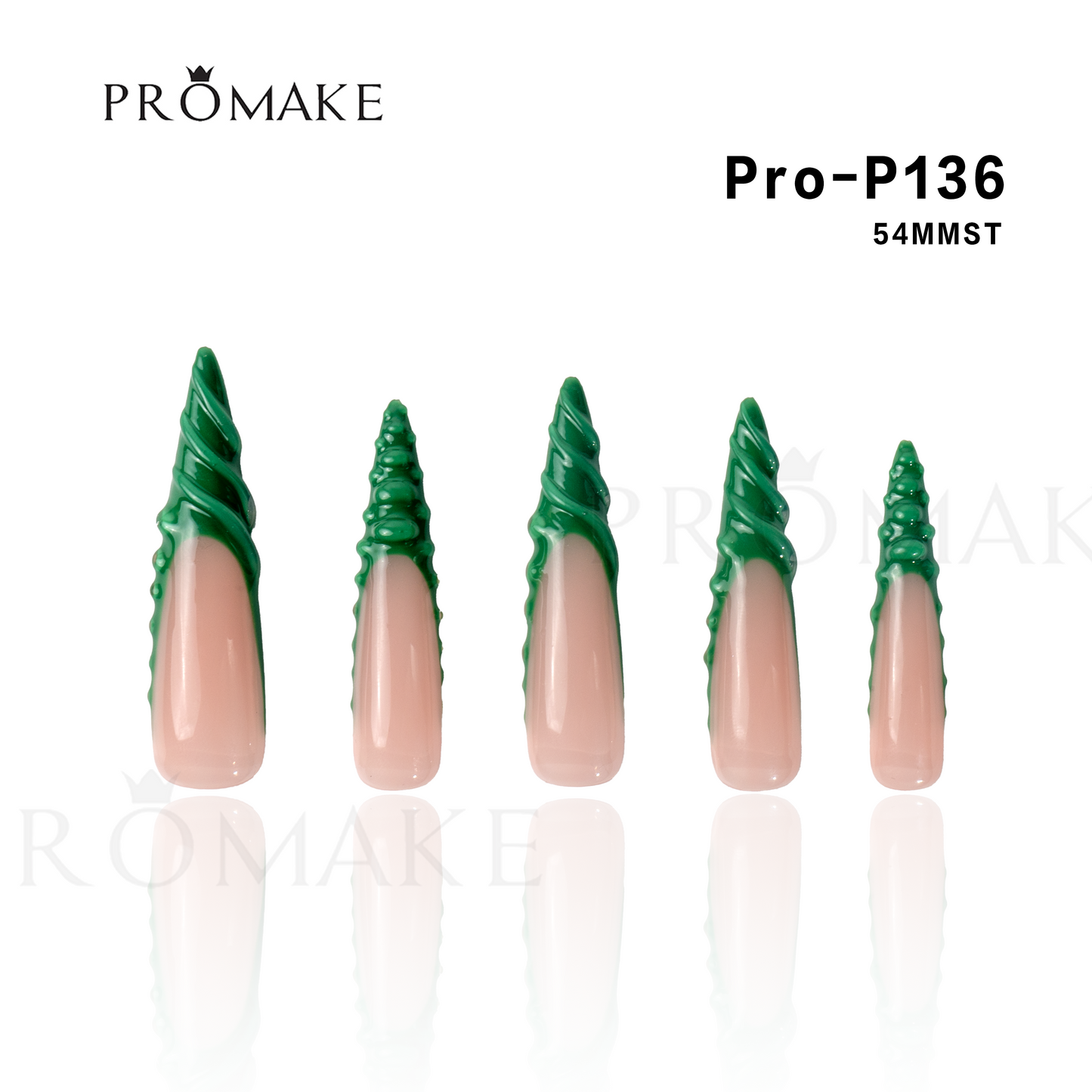[NEW ARRIVAL] Promake Christmas design！- Custom Handmade Press On Nails 10PCS Reuseable Nails wtih Nail tools
