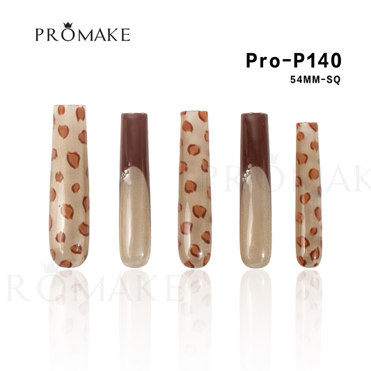 [NEW ARRIVAL] Promake Luxury - Super Long 54MM - P74Square-P151- Custom Handmade Press On Nails 10PCS Reuseable Nails wtih Nail tools
