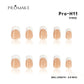 Promake Short Nails-  100% Handmade Luxury Nails-  Luxury Handmade Press on Nails-  Nail Art Nail Care-  With Nails Tools-0.7 Inch Length-  Children Nails