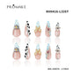 Promake x Kymieann Luxury Handmade Press on Nails-  Hand Nails and Toe Nails-  Nail Art Nail Care-With Nails Tools-  Salon Quality-  33MM Length-  Long Length-  S-L Size