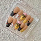 Handmade Press-On Acrylic Nails, Reusable & Easy to Apply Fast, Complete Manicure Kit in Various Sizes, Nail Supplies