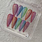 Promake | One Trending Luxury Handmade Press On Nails for Women, Reusable 3D Acrylic Fake Nails, Rhinestone & Unique Nail Art Designs, Multiple Shapes and Lengths, Ships from USA