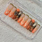 Promake Spooky Aesthetic Press On Nail Kit Set - Handmade Finish Decorative Nails, Reusable Secure Acrylic False Manicure with Tools, Various Sizes, Easy Wear Fashionable Gothic Styles for Women
