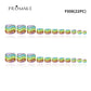|Promake Toe Nails|- Totally 22 PCS Toe Nails- Luxurious Feet Nails- 100% Hand Made- Press On Toe Nails- Foot Nails