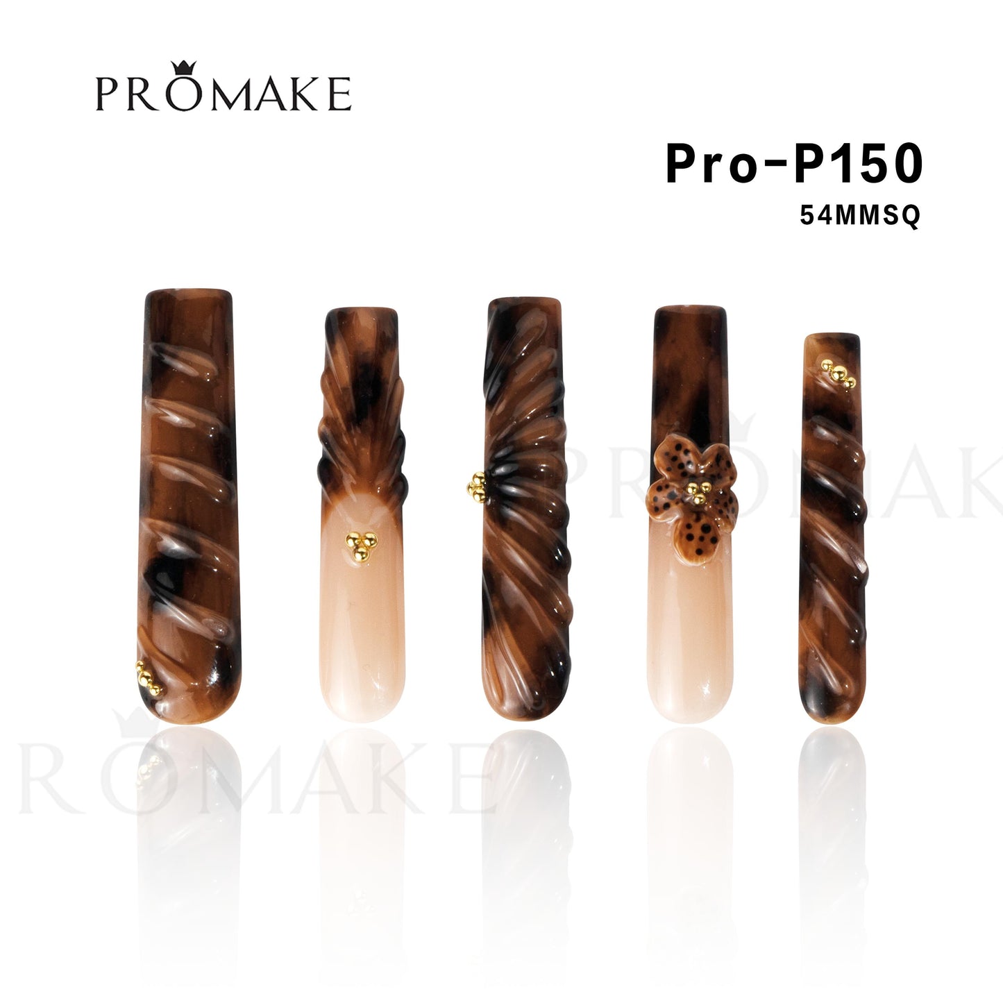 Promake Nails | New XS Size | 100% Handmade Luxury Nails-  Luxury Handmade Press on Nails-Nail Art Nail Care-With Nails Tools-Different Length