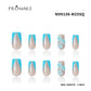 Promake [NV] 1inch /25MM- Luxury Handmade Press on Nails-Unique Design-High Quality Nails - With 4 Sets Nails Tools-Long Length-S-L Size