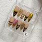 Promake | One Trending Luxury Handmade Press On Nails for Women, Reusable 3D Acrylic Fake Nails, Rhinestone & Unique Nail Art Designs, Multiple Shapes and Lengths, Ships from USA