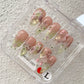 Promake H823-L33ST Handmade Press On Nails, Summer Beach Ready, Nail Inspo Name Accessory