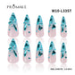 Promake Wonders Handmade Press-On Nails - Open InLive Crystal Design, Single Item, Luxury Unique Style, Salon Quality, Long Length, S-L Sizes, 4 Sets of Nail Tools, Handmade Press Ons