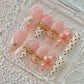 Promake Summer new design - Luxury Handmade Press On Nails, 2026 New Summer Nail ,beach nails,floral nails | long lasting/reuse,sumer limitetd