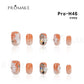 Promake Short Nails-  100% Handmade Luxury Nails-  Luxury Handmade Press on Nails-  Nail Art Nail Care-  With Nails Tools-0.7 Inch Length-  Children Nails