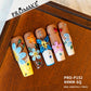 Promake | Symphony Spring Collection | Handmade 3D Floral Press On Nails | Multiple Lengths & Shapes
