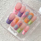 Promake | One Trending Luxury Handmade Press On Nails for Women, Reusable 3D Acrylic Fake Nails, Rhinestone & Unique Nail Art Designs, Multiple Shapes and Lengths, Ships from USA