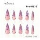 Promake TO BE ANGEL -  Luxury Handmade Press on Nails- Nail Art Nail Care-  With Nails Tools-  S-L Size