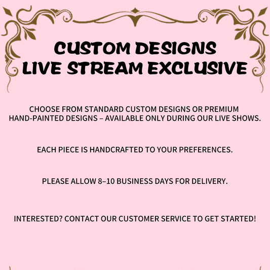 Skincare & Promake Custom Luxury Handmade Press-On Nails | 3D Acrylic Design | Personalized Nail Art | Made-to-Order | 8–10 Day Turnaround
