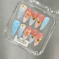 Promake 2026 New Summer Press-On Nails Collection| 100% Handmade Luxury Nails- Beach Ready Nails- Salon Nails at Home- Long Nail Set  with Art Designs & Care Tools - Ready to Gift - Size S-L