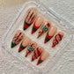 Promake | Best-Selling Luxury Handmade Press On Nails for Women, Reusable Acrylic Fake Nails with 3D Nail Art, Rhinestones and Unique Designer Styles, Multiple Shapes and Lengths, Upgraded Nail Application Kit