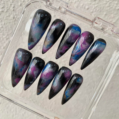 Promake Summer Paradise Collection - Luxury Handmade Press On Nails, 2026 New Summer Nail Inspo Designs for Beach Vacation, Pool Day
