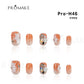 Promake Short Nails-  100% Handmade Luxury Nails-  Luxury Handmade Press on Nails-  Nail Art Nail Care-  With Nails Tools-0.7 Inch Length-  Children Nails