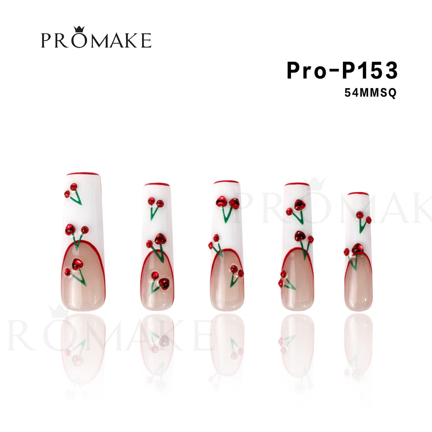 Promake Nails | New XS Size | 100% Handmade Luxury Nails-  Luxury Handmade Press on Nails-Nail Art Nail Care-With Nails Tools-Different Length