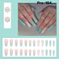[Buy 6 Get 2]Promakepro Long-length 101-159Press On Nails 24PCS/Sets Unique Design High Quality Reusable