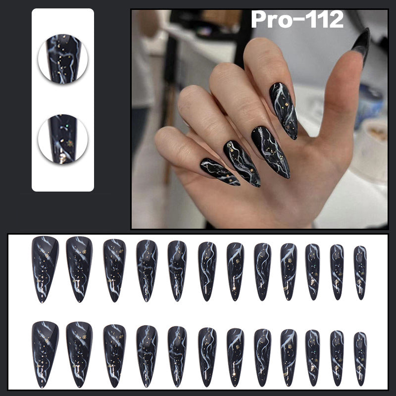 [Buy 6 Get 2]Promakepro Long-length 101-159Press On Nails 24PCS/Sets Unique Design High Quality Reusable