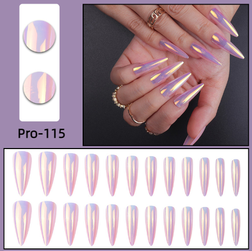 [Buy 6 Get 2]Promakepro Long-length 101-159Press On Nails 24PCS/Sets Unique Design High Quality Reusable