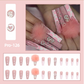 [Buy 6 Get 2]Promakepro Long-length 101-159Press On Nails 24PCS/Sets Unique Design High Quality Reusable