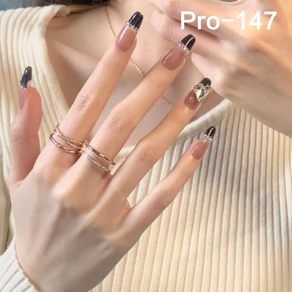 [Buy 6 Get 2]Promakepro Long-length 101-159Press On Nails 24PCS/Sets Unique Design High Quality Reusable