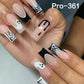 [Buy 6 Get 2]Promakepro 335~368 Press on Nails with Halloween Design 24PCS/Sets Reusable