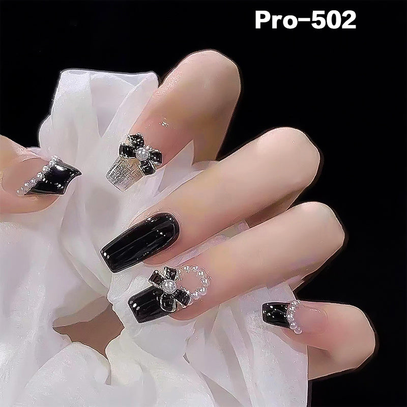 [Buy 6 Get 2]Promakepro Mid-Length 501-600 Press On Nails 24PCS/Sets Unique Design High Quality Reusable