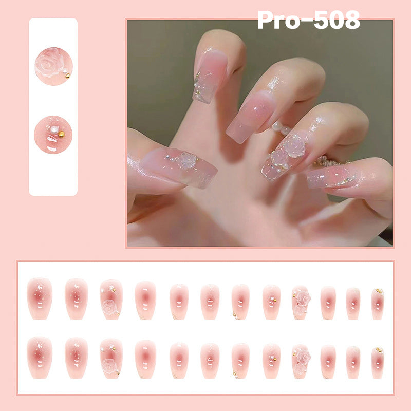 [Buy 6 Get 2]Promakepro Mid-Length 501-600 Press On Nails 24PCS/Sets Unique Design High Quality Reusable