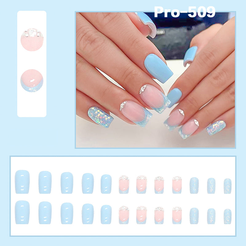 [Buy 6 Get 2]Promakepro Mid-Length 501-600 Press On Nails 24PCS/Sets Unique Design High Quality Reusable