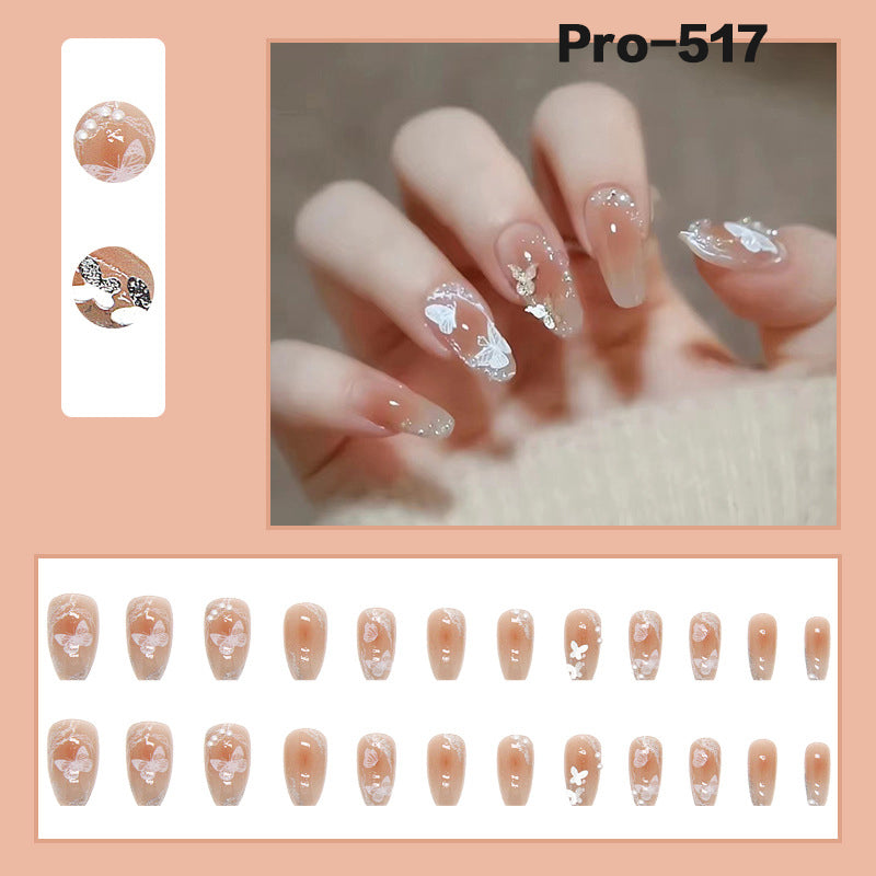 [Buy 6 Get 2]Promakepro Mid-Length 501-600 Press On Nails 24PCS/Sets Unique Design High Quality Reusable