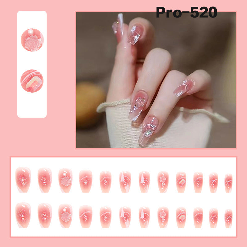 [Buy 6 Get 2]Promakepro Mid-Length 501-600 Press On Nails 24PCS/Sets Unique Design High Quality Reusable
