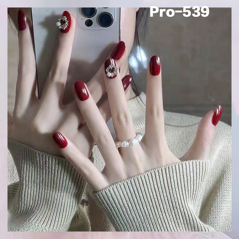 [Buy 6 Get 2]Promakepro Mid-Length 501-600 Press On Nails 24PCS/Sets Unique Design High Quality Reusable
