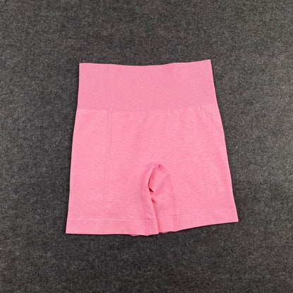 Promakepro Cross-Border New Arrival Seamless Knitted Quick-Drying Yoga Clothes Women's High Waist Hip Lift Tight Sports Yoga Pants Four-Piece Set in Stock