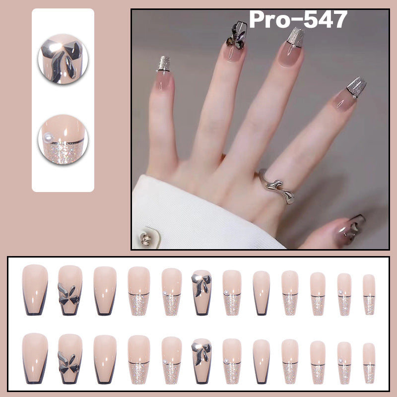 [Buy 6 Get 2]Promakepro Mid-Length 501-600 Press On Nails 24PCS/Sets Unique Design High Quality Reusable