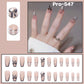 [Buy 6 Get 2]Promakepro Mid-Length 501-600 Press On Nails 24PCS/Sets Unique Design High Quality Reusable