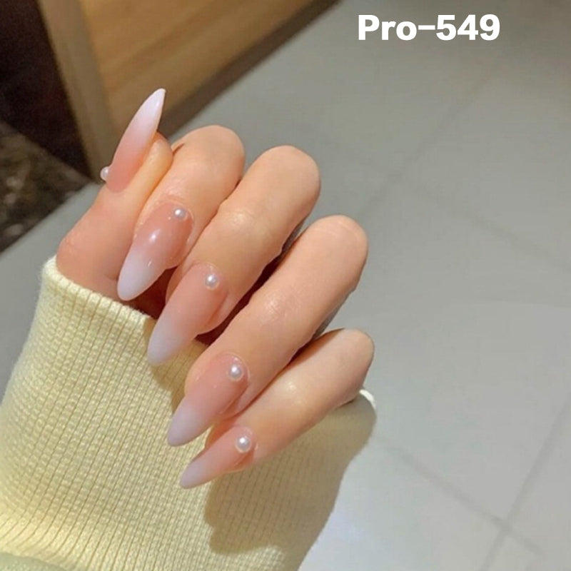 [Buy 6 Get 2]Promakepro Mid-Length 501-600 Press On Nails 24PCS/Sets Unique Design High Quality Reusable