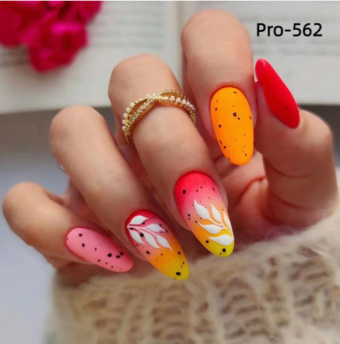 [Buy 6 Get 2]Promakepro Mid-Length 501-600 Press On Nails 24PCS/Sets Unique Design High Quality Reusable