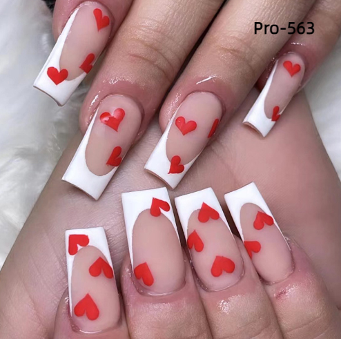 [Buy 6 Get 2]Promakepro Mid-Length 501-600 Press On Nails 24PCS/Sets Unique Design High Quality Reusable